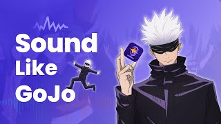 Gojo AI Voice Generator  How to Sound like Satoru Gojo [upl. by Sabsay]