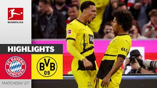 Adeyemi amp Ryerson Secure Win In TopMatch  FC BayernBorussia Dortmund 02  Highlights  MD 27 [upl. by Khorma]