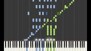 March from The Nutcracker Piano Duet Synthesia [upl. by Hannahs]