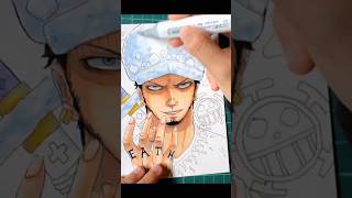 Shambles 😎 trafalgardlaw onepiece fanart anime art copic drawing shortvideo artvlog law [upl. by Oiliduab]