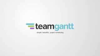 Simple Project Scheduling with TeamGantt [upl. by Zoilla294]