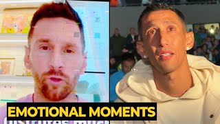 MESSI send emotional message to Di Maria during Argeninta against Chile today  Football News [upl. by Arual986]