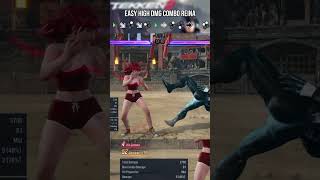 Tekken 8 Easy high DMG Combo Reina with NOTATIONs NO WallWallbreak EWGF 81 DMG [upl. by Yeh734]