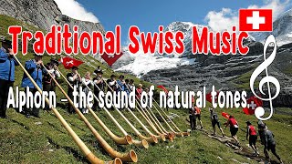 Traditional Swiss Musik Alphorn – the sound of natural tones [upl. by Atihana273]