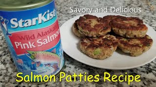 The Most Tastiest Salmon Patties That I Have Ever Made [upl. by Nalrah]