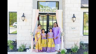 Anusha amp Sai Krishnas Housewarming  Austin Texas USA  Moments Captured [upl. by Hansel]