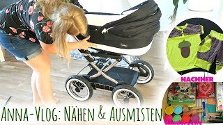 Kinderwagen aufbauen  Wohnzimmer aussortieren  Familienvlog 100 [upl. by Sung983]