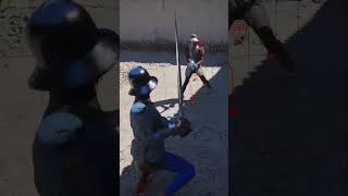 Medieval Longsword Duel sword game shorts [upl. by Meade603]