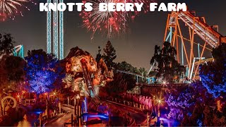 🔴 Live Knotts Berry Farm Christmas Time Merry Farm predictions New Merch park updates 11824 [upl. by Vastha]