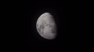 Gibbous moon through my telescope 🔭viralvideoastrophotographytrendingmoonshorts [upl. by Chavez430]