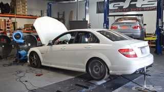 MercedesBenz C63 AMG Eurocharged Tune Dyno [upl. by Einahets262]