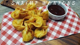 Fried Shrimp wontons  Episode 39 [upl. by Jonie228]