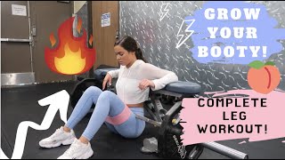 Burning Hot Leg Workout  Hip Thrusts How To [upl. by Placeeda230]