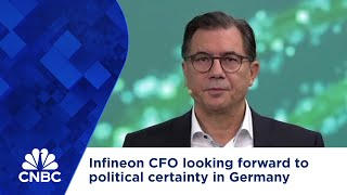 Infineon CFO very much looking forward to political certainty in Germany [upl. by Hiroshi]