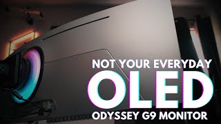 Samsung Odyssey OLED G9 Review Immersive Monitor for Productivity and Gaming [upl. by Nauqyaj]