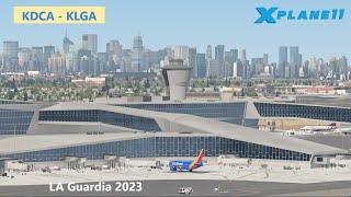 La Guardia 2023 Scenery  Boeing B737  700 Ultimate  KDCA  KLGA  KBOS  Vatsim [upl. by Evy897]