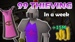 OSRS 99 THIEVING guide from Ardy Knight with tips and tricks 250K xphr [upl. by Javed]