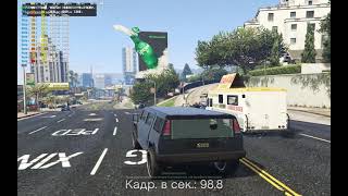 FPS TEST GTA 5  R5 2600x  GTX 1070  16 ГБ DDR4 3600 [upl. by Garwin]