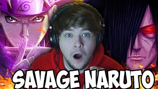 NON Anime Fan Reacts Naruto Savage Best Moments [upl. by Rodoeht]