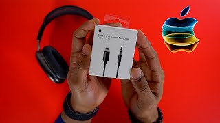  Cable Ligtning a 35 mini jack Para los AirPods Max [upl. by Shaper241]