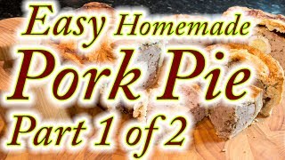 Pork pies made at home easy step by step instructions Part 1 [upl. by Plato]