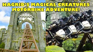 Hagrids Magical Creatures Motorbike Adventure Front SeatOff Ride POV Preview 4K [upl. by Vardon]