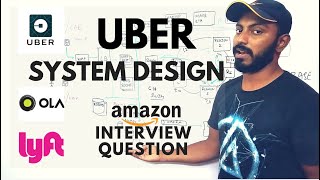 UBER System design  OLA system design  uber architecture  amazon interview question [upl. by Cornell]