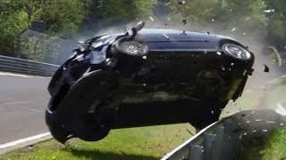 Nordschleife 2014 Big Crash amp Fail Compilation Nürburgring Touristenfahrten VLN 24H Rallye [upl. by Inaniel]