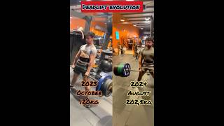 DEADLIFT EVOLUTION OF « Le Culturiste » edit strenght bodybuilding motivation deadlift [upl. by Norabel872]