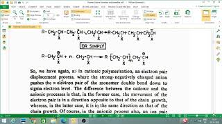 Cationic polymerization amp Anionic polymerization [upl. by Karee]