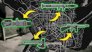 GTA 5  All Secret and Rare Weapon Locations PC PS4 PS5 XBOX [upl. by Ssac424]