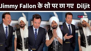 Diljit Dosanjh ने American Actor Jimmy Falon को सिखाई पंजाबी Video हुआ Viral [upl. by Yahsel256]