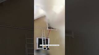 Why Firefighters Spray Water Outside to Fight Fires Effectively shorts [upl. by Baugh341]