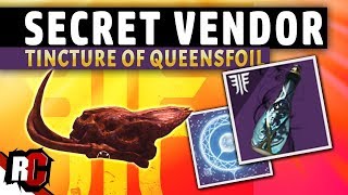 Destiny 2  HIDDEN Vendor Tincture of Queensfoil  Charge of Light Tier 2 Dreaming City Portals [upl. by Earlie]