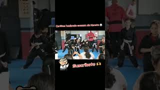 Examen de Karate de Carlitos 🥋  carlitos funny kajukembo jujitsu taekwondo shorts [upl. by Engamrahc]