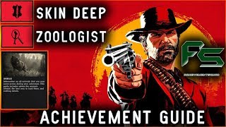 Red Dead Redemption 2  Zoologist amp Skin Deep Achievement Guide [upl. by Ecam375]