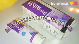 HONEST REVIEW Dermoteen whitening cream  watch this before buying this cream 💜🤫 [upl. by Luis983]