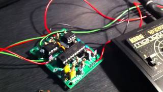 Korg Monotron Delay  Midi IF Kit behaves like Theremin [upl. by Beckerman]