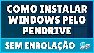 Como Instalar o Windows Pelo Pendrive [upl. by Miguelita536]