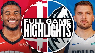 ROCKETS at MAVERICKS  FULL GAME HIGHLIGHTS  October 31 2024 [upl. by Rafi]