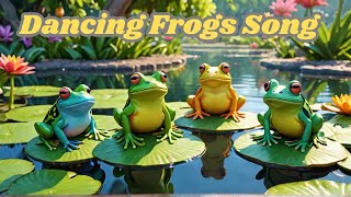 Frog Dance Song for Kids  Fun and Energetic Froggy Hop [upl. by Yanffit]