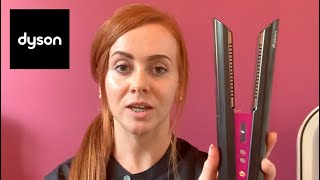 Tutorial Straighten and smooth textured hair with the Dyson Corrale™ hair straightener [upl. by Bundy]