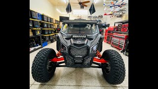 Super ATV Ready Fit Winch Installation on 2022 Can Am Maverick X3 XRS Turbo RR [upl. by Mehelhteb350]