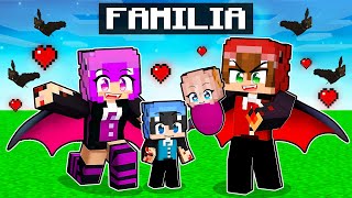 Adopté una Familia VAMPIRO en Minecraft [upl. by Narag]