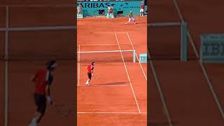 The first ever point between Nadal and Federer in a Grand Slam match ✨ [upl. by Glennie]