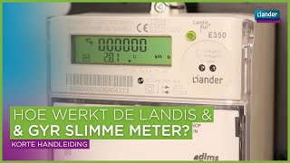 Slimme meter werking Landis amp Gyr korte uitleg [upl. by Eustatius]