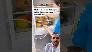 Melhor maneira de limpar saída de água da sua geladeira hack utilidade dicas truques encanador [upl. by Ajim501]