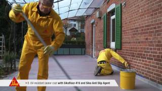 Sika  Premium Balcony System Sikafloor 405 english [upl. by Aneekan]