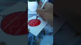 Christmas card ideas part1 music song pop lyrics cover art ideas painting aclyric craft [upl. by Kciredohr312]