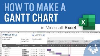 How to Make a Gantt Chart in Excel [upl. by Enelrihs]